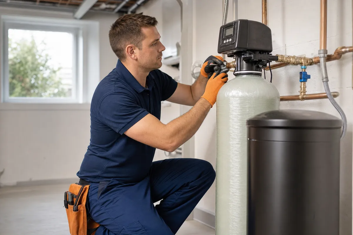 Water Treatment professional at work